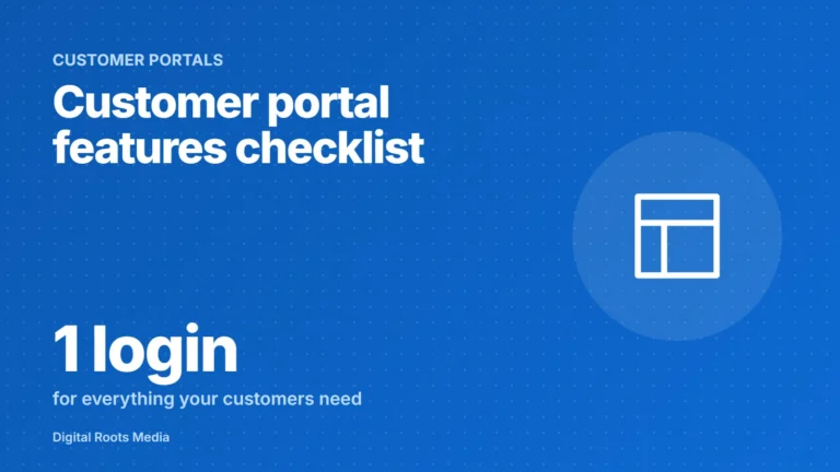 Customer portal features checklist: one login for everything your customers need